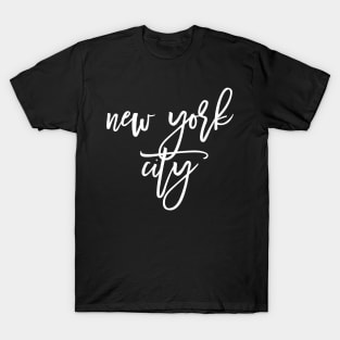 New York City - Script T-Shirt